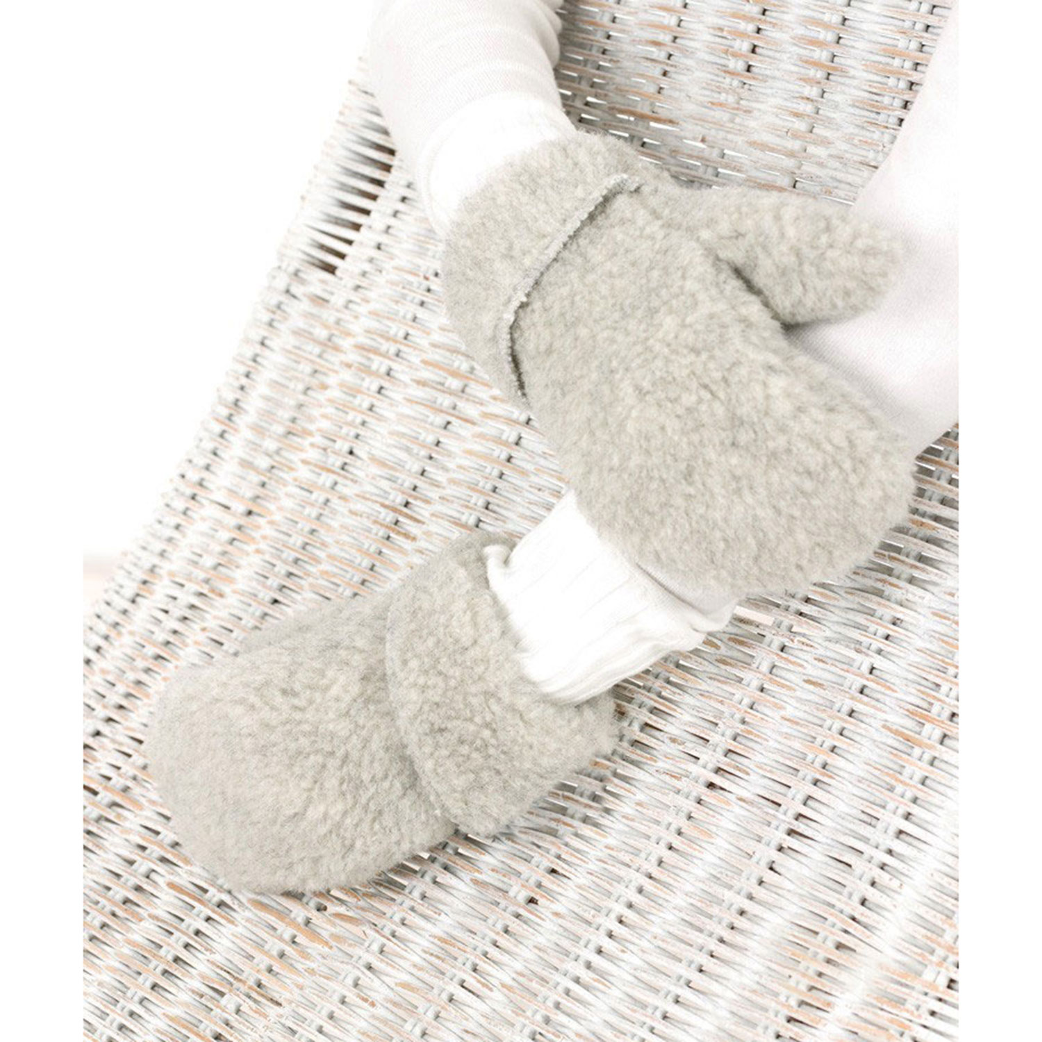 La Garçonne Accessoires Alpes Handschuhe Light Grey