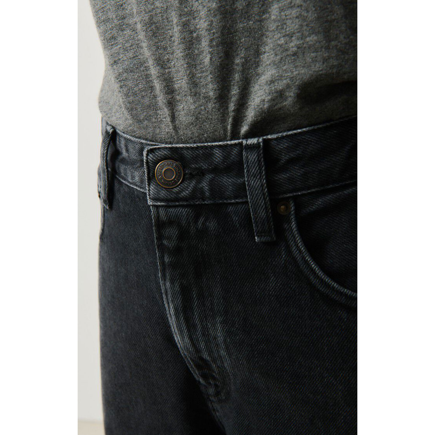 American Vintage Yopday Jeans Black Salt And Pepper