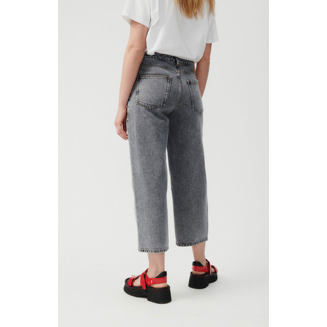 American Vintage Yopday Jeans Salt And Pepper